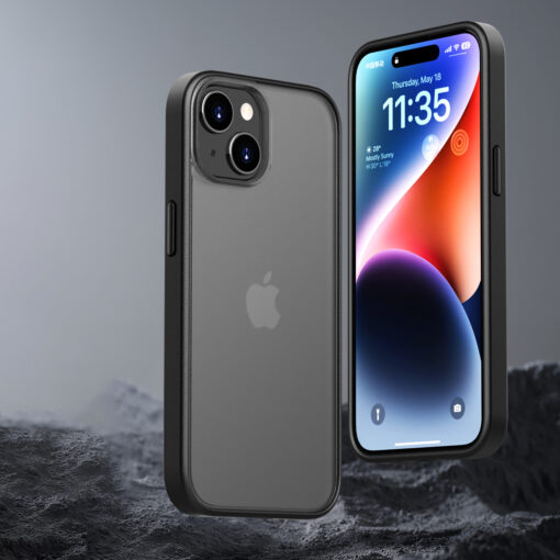 IYUPP Hülle Bumper Case für iPhone 12 / 12 Pro – Schwarz – Bild 8