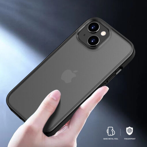 IYUPP Hülle Bumper Case für iPhone 12 / 12 Pro – Schwarz – Bild 4