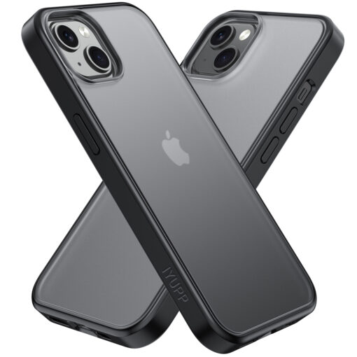 IYUPP Hülle Bumper Case für iPhone 13 - Schwarz